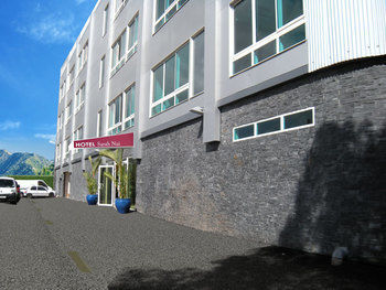 Hotel Front - Evening or Night